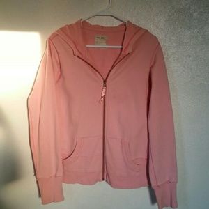 Salmon Pink Old Navy Zip-up Hoodie